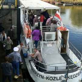 Wycieczka statkiem w dniu 12.09.2015r.