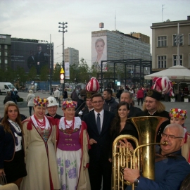 150 muzyków górniczych orkiestr dętych na 150-lecie Katowic foto_12