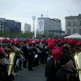 150 muzyków górniczych orkiestr dętych na 150-lecie Katowic foto_7