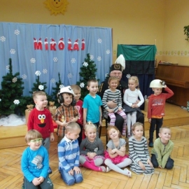 Mikołaj w przedszkolu w Pleszewie