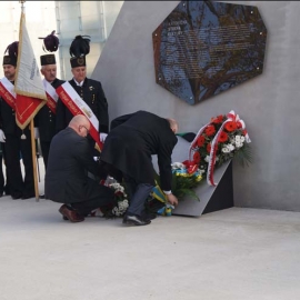Odsłonięcie tablicy pamiątkowej KWK Katowice 30.10.2014 r.