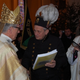 Odsłonięcie tablicy upamiętniąjcej tragedię górnośląską 1945